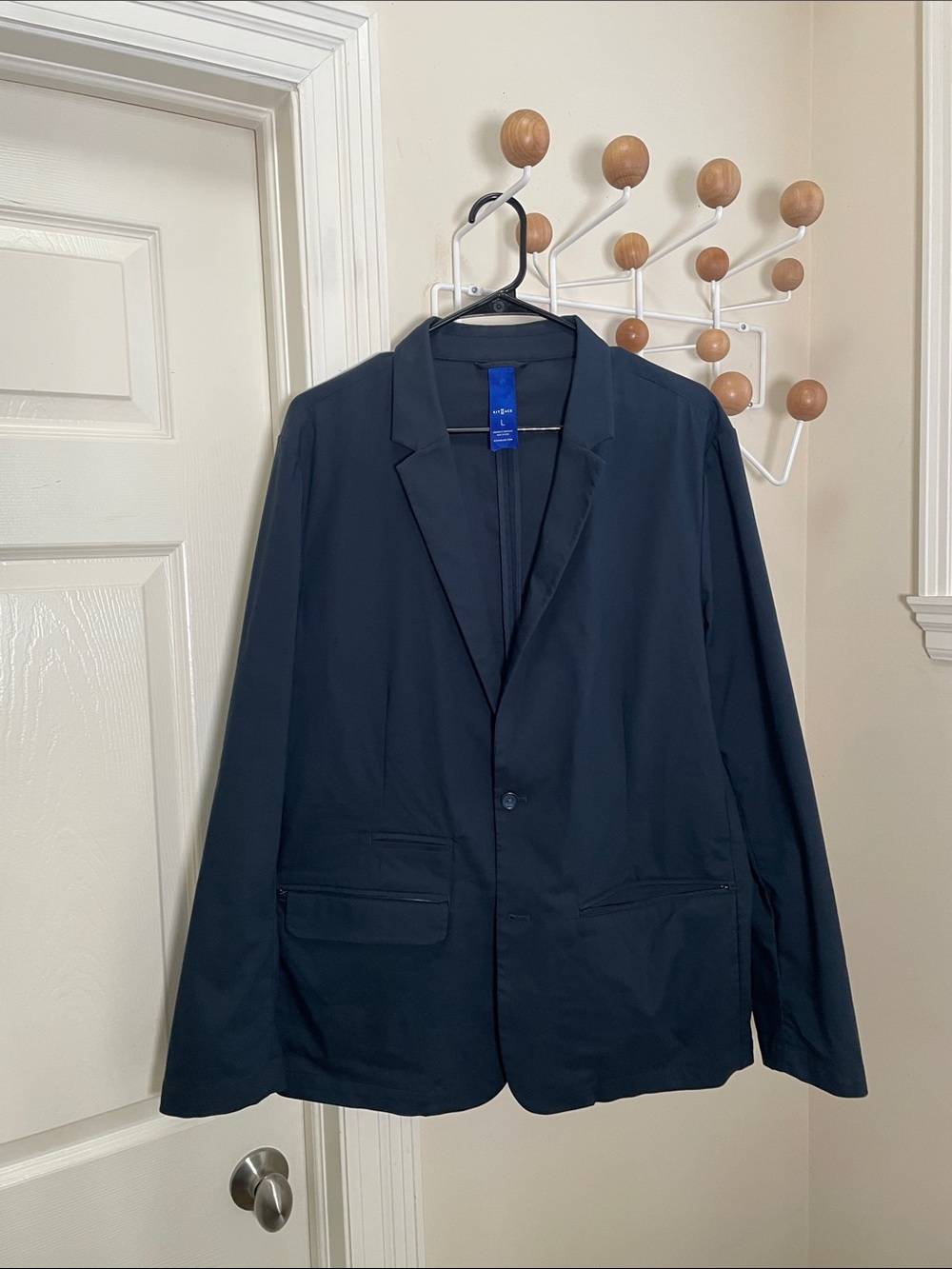 Kit and Ace  Ride Blazer One Button  Preppy - Navy - L